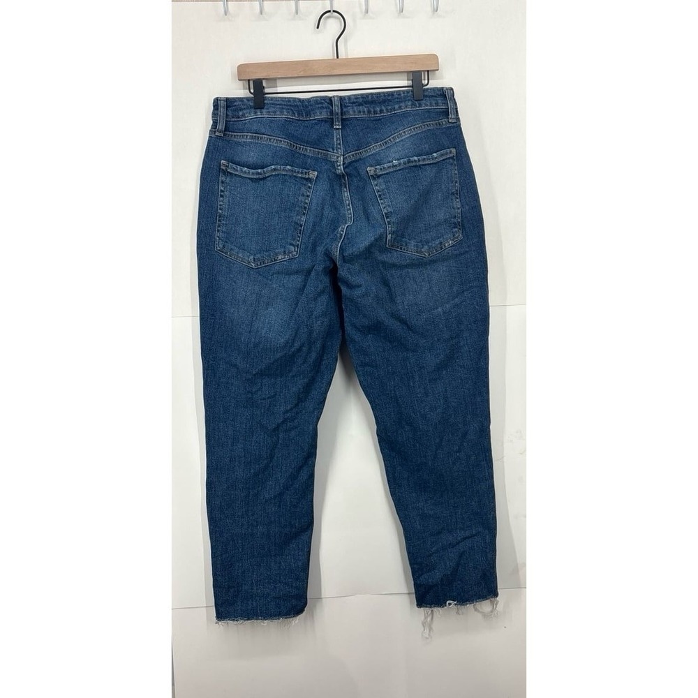 Old Navy high rise Curvy O.G. straight distressed jeans (sz. 14) - Picture 5 of 9